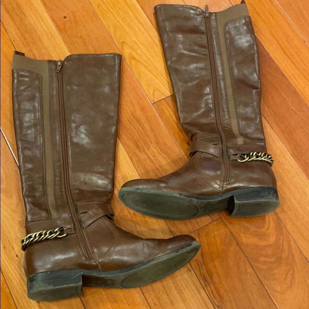 🟡 Brown Riding Boots - Picture 5 of 12